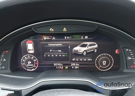 2018 Audi Q7 3.0T Premium из США, поврежденный, VIN WA1VAAF71JD021585